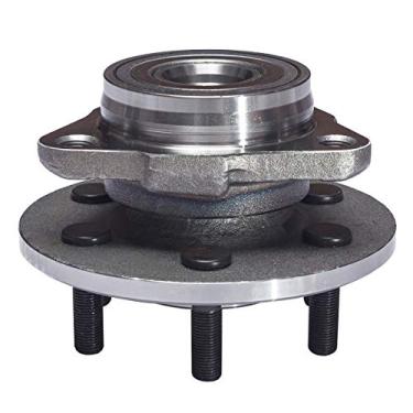 Imagem de Conjunto de roda dianteira e rolamento (sem ABS) compatível com 1997 98 99 00 01 02 03 2004 Dodge Dakota 1998-2003 Dodge Durango (4WD modelos, 2-Wheel ABS) AUQDD 515007 [6 Lug W/o ABS]
