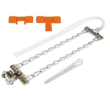 Imagem de Dispositivo de corrente de tração de pneu para neve, lama e areia fivela de pressão de emergência portátil para carros de passageiros caminhões van grande veículo frota S s (235-285mm)