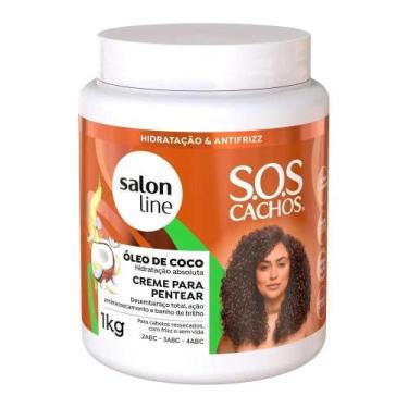 Imagem de Creme para Pentear Sos Cachos Coco Salon Line 1Kg