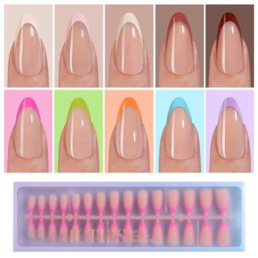 Imagem de Press On Nails Misssix XBASICTIPS French Tip 300 unidades