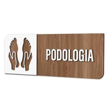 Imagem de Placa de Sinalização Indicativa - Podologia