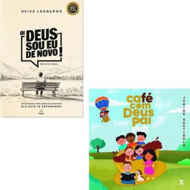 Imagem de Kit Devocional 365 dias Oi Deus, Sou Eu de Novo + Café Com Deus Pai - 