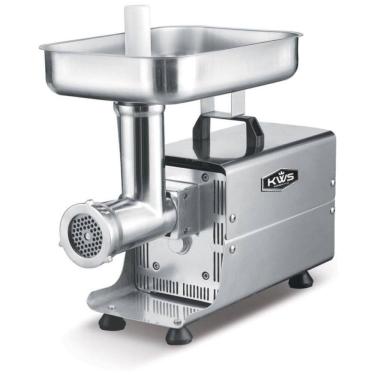 Imagem de SL 8 450W 1, 2HP moedor de carne elétrico moedor de carne de aço inoxidável, KWS KITCHENWARE STATION ME 8, Prateado