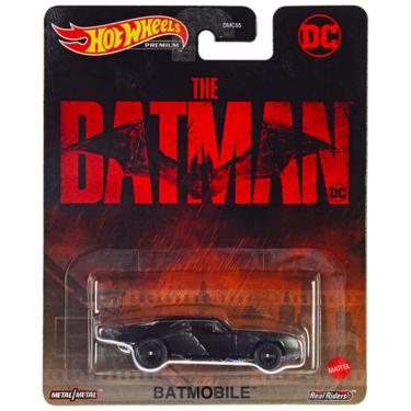 Imagem de Carrinho de Brinquedo Hot Wheels Batmóvel Retro The Batman Batmóvel Premium