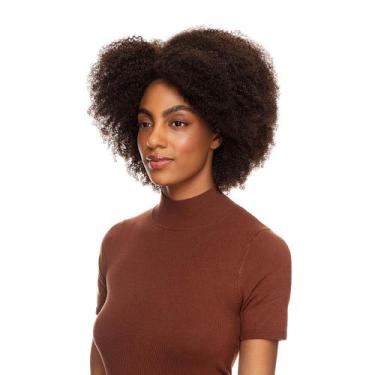 Imagem de Peruca Cabelo Natural Cacheado Textura 30cm Kinky De Benguela 190g, Ca