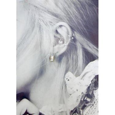 Imagem de Brinco Pingo de Luz - Banho de Ouro 02 Milésimos com Verniz Protetivo 