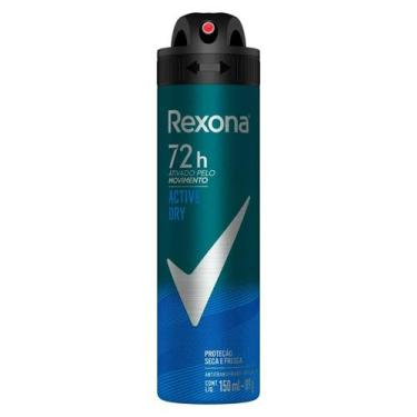 Imagem de Desodorante Rexona Men Active Dry Masculino Aerossol 150mL