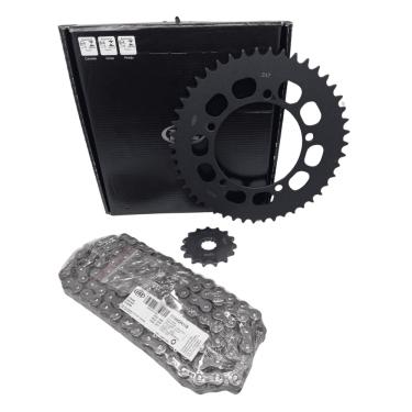 Imagem de KIT RELACAO TRANSMISSAO COMPLETO VAZ SUZUKI DL650 V-STROM 2007 à 2019 S01283X