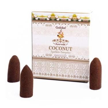 Imagem de Incenso Indiano Goloka Cascata Coconut Coco