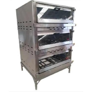 Imagem de Forno Triplo Cavalete Fritomaq Gás 90x66cm