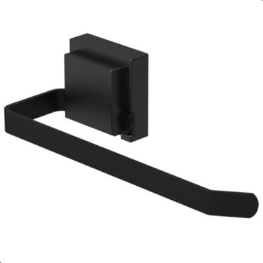 Imagem de Porta Toalha de Rosto Suporte com Ventosa Preto