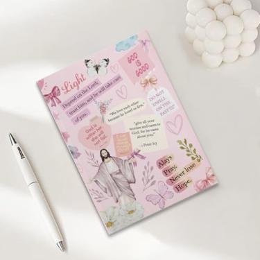 Imagem de Caderno de oração, presentes cristãos para mulheres, caderno A5 para anotações, diário cristão de 21 x 14,7 cm, versículo de escritura, planejador de oração, presentes inspiradores-3