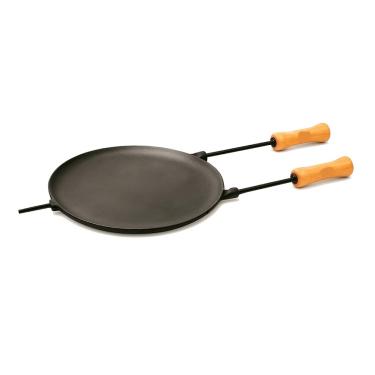 Imagem de Chapa Disco Redonda Ferro Fundido e Cabo Panela Mineira 35cm