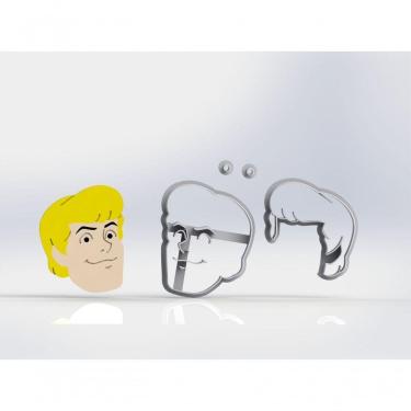 Imagem de Cortador Scooby Doo- Fred Modular 6 Cm