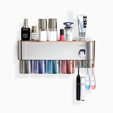 Imagem de Suporte Porta Escova E Pasta De Dente Com Armazenando