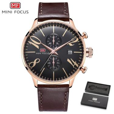 Imagem de Relógio Masculino Mini Focus Mf0135-5 à Prova D'água Rosa