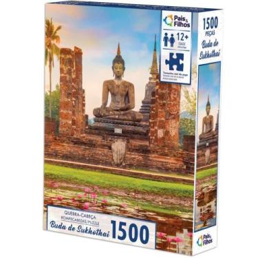 Imagem de QUEBRA-CABEÇA Cartonado Buda de Sukhothai 1500 Peças Pais & Filhos - P