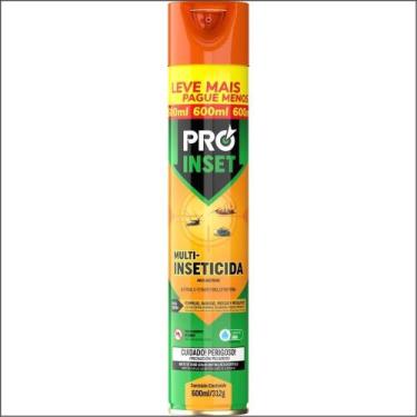 Imagem de Multi Inseticida Proinset Aerossol Leve Mais Pague Menos 600ml