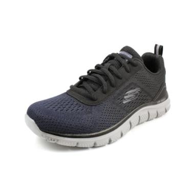 Imagem de Skechers Tênis masculino Track Ripkent, Azul-marinho e preto, 40