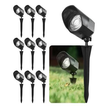 Imagem de Refletor Espeto Jardim Kit 1 Branco-Quente 127/220V