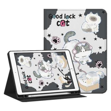 Imagem de Yzlvigrous Capa para ipad Mini 7 Gen 2024/ipad Mini 6 Gen 2021, Capa Fina de Suporte PU de 8.3 Polegadas com Despertar/sono Automático, Visualização em Vários Ângulos