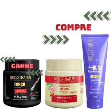 Imagem de Cronograma Capilar Para Cabelos Crespos 730g Bio Extratus - MASCMAISHI
