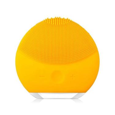 Imagem de Esponja Elétrica Para Limpeza Facial E De Pele Amarelo