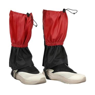 Imagem de YELARXI Polainas de perna, polainas de neve para caminhadas à prova d'água ajustáveis e leves para botas de neve com alça para os pés - Adequado para (sapatos de neve/caminhada/caça/escalada), 35,5 cm