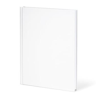 Imagem de Sketch Book Capa dura em branco personalizável 60 páginas de espessura 400 g/m2/81,6 kg, papel aquarela sem ácido, encadernado plano, 15,5 x 21 cm, prensa a frio 25% algodão, para pintura de mídia