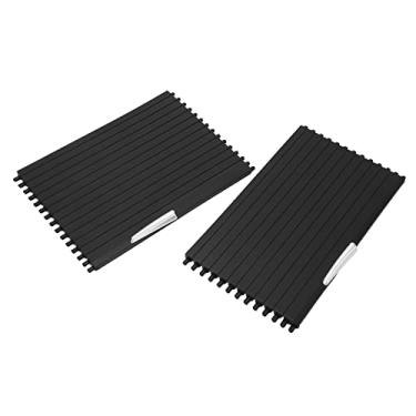 Imagem de Tbest Tampa de persiana de rolo de console central de substituição premium para E70 X5 E71 E72 X6 SAV 2007 2014 durável, à prova de arranhões, fácil instalação, 2 peças