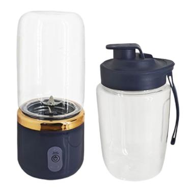 Imagem de Espremedor portátil – copo de suco de cozinha, misturador e liquidificador portátil para local de trabalho, acampamento, casa, cozinha, esportes, dormitório, sala de estar