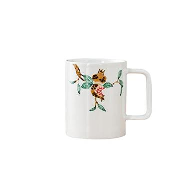 Imagem de GAORUIFENG Xícara de café nórdica xícara de café pintada à mão xícara de cerâmica xícara de café criativa retrô xícara de chá de grande capacidade adequada para chá perfumado latte cappuccino copo de