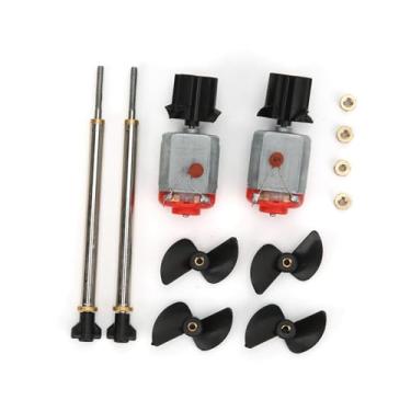 Imagem de Ainoli elétrico rc imitação de crocodilo brinquedo barco hélice acessório de motor adequado para flytec v005