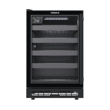 Imagem de Adega Cave In 100 Preto Fosco Porta Invertida 127 V