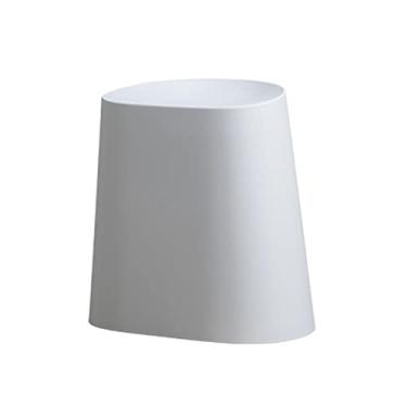 Imagem de Banqueta de troca de sapato banco de descanso de plástico banquinho resistente à água banquinho para pés para sala de estar para quarto, branco - 43 x 33 x 43 cm