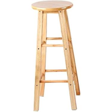 Imagem de Banqueta de madeira leve multifuncional prateleira de escada para biblioteca de loft de cozinha doméstica -F18N (tamanho: 70 cm de altura)