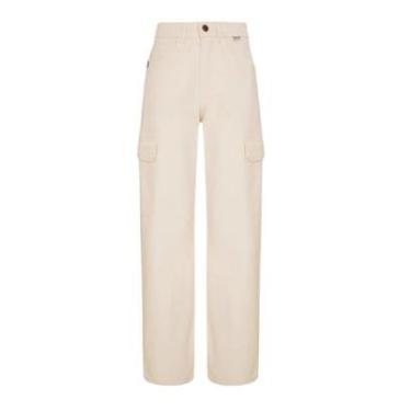 Imagem de Calça John John Relaxed Fit Cargo Ivory-Feminino