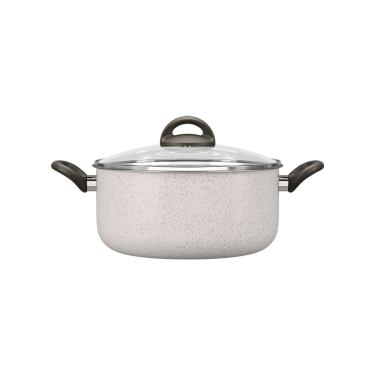 Imagem de Caçarola Brinox Suprema 24cm Ceramic Life 4,5L Vanilla