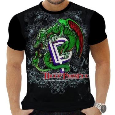 Imagem de Camiseta Camisa Personalizada Rock Deep Purple Clássico 4 - Obsidiana 