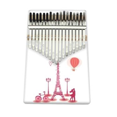Imagem de Piano de polegar de 17 teclas Kalimba piano de dedo para iniciantes instrumento musical portátil para prática kalimba profissional