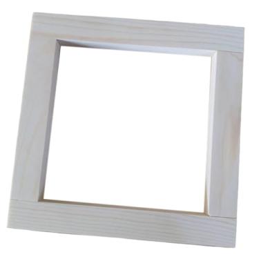 Imagem de Colaxi Barra de esticar para bordado, moldura de ponto cruz, madeira, faça você mesmo, barra de esticar para emenda de tela, para mesa de artesanato de, 3048cmx3048cm