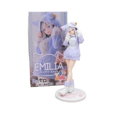 Imagem de Figura De Anime Re:ZERO Ram Rem De 22cm, Modelo Adulto, Brinquedos E P