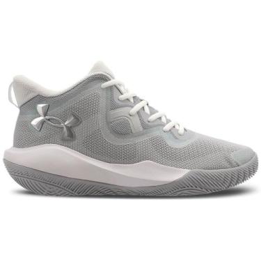 Imagem de Tênis de Basquete Masculino Under Armour Bankshot SE, Cinza, 43