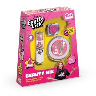 Imagem de Kit Maquiagem Infantil Glitter Emilly Vick Beauty Mix - Brink Model