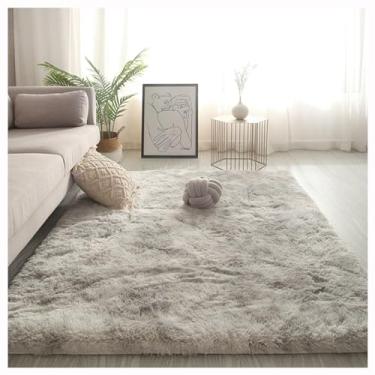 Imagem de SPXMQSS Tapetes extra grandes para sala de estar, tapetes peludos macios para quarto, tapete lavável, antiderrapante, resistente ao desgaste e respirável, para sala de estar, quarto, quarto de