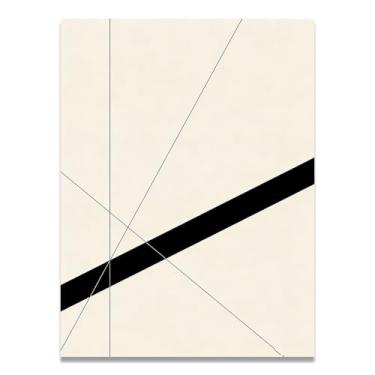 Imagem de LKXGRRSFG Path Of SimplicityArte em tela minimalista: Serenidade tons neutros grande área em branco para decoração de espaço calmo 11,20 x 45 cm sem moldura