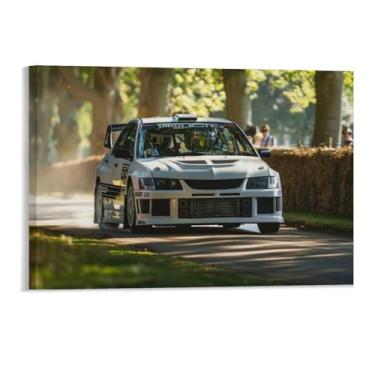 Imagem de HouLaiZhe Lancer Jdm carro esporte carro esportes cartazes lona parede estética sala decoração de parede impressões galeria sala decoração de parede para quarto sala de estar escritório 11 x 17