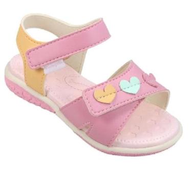 Imagem de Sandalia Pampili Ref 743.005.000 Rosa Chiclete/colorido 020
