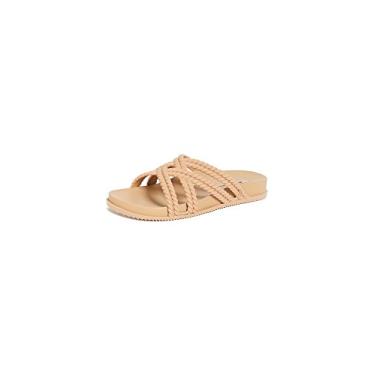 Imagem de Melissa + Salinas Sandálias femininas Cosmic Slide, Light Brown, 6