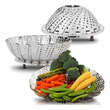 Imagem de Cesto De Cozimento a Vapor Para Legumes Retrátil - cnpj 63